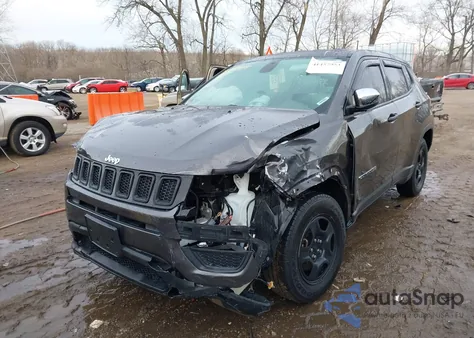 2018 Jeep Compass Sport из США, поврежденный, VIN 3C4NJCAB6JT251064